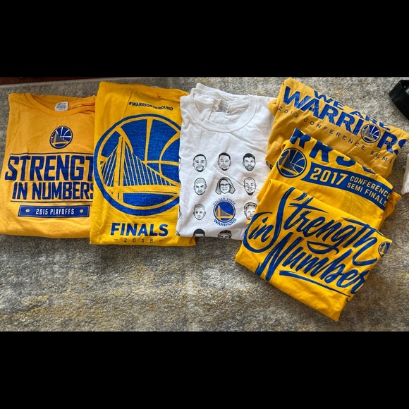 Golden State Warriors T-shirts XL - Picture 1 of 3